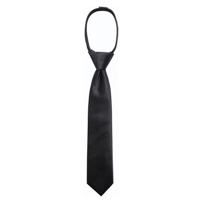 Boys' Woven Zip Necktie - Cat & Jack™ Black S/M