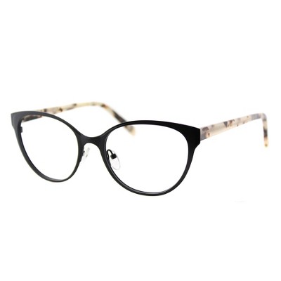 Cynthia Rowley No. 79  01 Womens Cat-Eye Eyeglasses Black 53mm