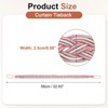 Unique Bargains Hand Woven Decorative Braided Curtain Tiebacks - 2 of 4