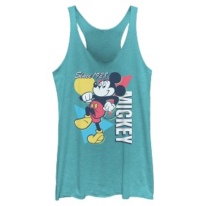 Womens Mickey & Friends Since 1918 Retro Racerback Tank - 1 of 4
