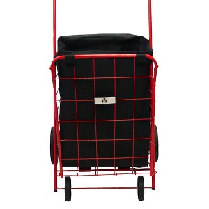 ATHome Storage Bag for Wheeled Cart Liners Black: Utility Shopping & Grocery Cart Liner, Universal Storage, 24" Height - 1 of 1
