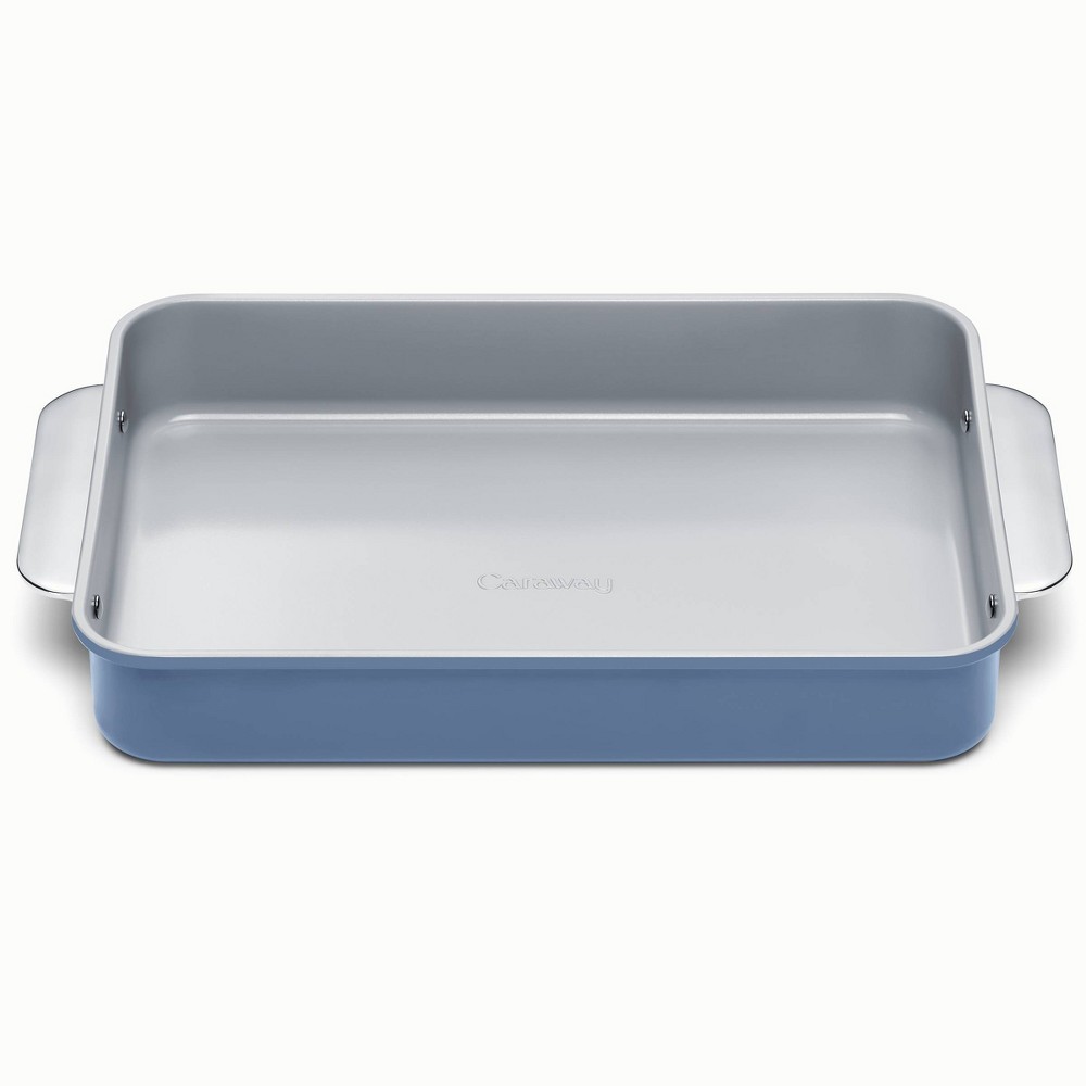 Caraway Home 9.13' Nonstick Ceramic Rectangle Pan Slate