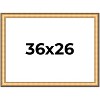 PosterPalooza | Traditional Gold Picture Frame - UV Acrylic, Backing Board, Hanging Hardware Included - 2 of 4