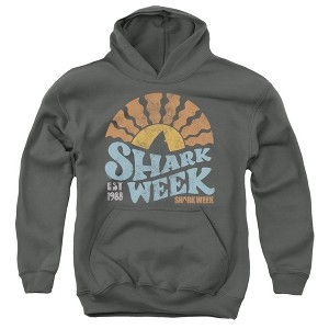 Boys’ Shark Week Officially Licensed Lino Sunset Hooded Sweatshirt - 1 of 4