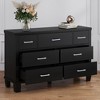 Modern 7-Drawer Dresser for Bedroom,Wooden Chest of Drawers with Metal Handles - 2 of 4