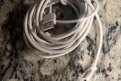 Just Wireless 10' Tpu Lightning To Usb-a Cable - White : Target