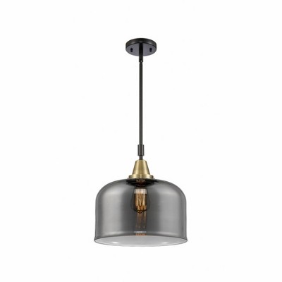 Bell - 1 Light Stem Hung Mini Pendant In Industrial Style-14.13 Inches Tall and 12 Inches Wide