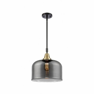 Bell - 1 Light Stem Hung Mini Pendant In Industrial Style-14.13 Inches Tall and 12 Inches Wide - 1 of 1