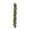 6' Unlit Evergreen Garland with White Berries & Pine Cones - National Tree Company - 4 of 4