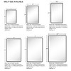 TEHOME Farmhouse Recessed Metal Rectangular Bathroom Medicine Cabinets with Mirror - 4 of 4