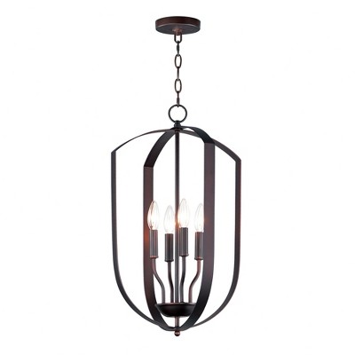 Maxim Lighting Provident 4 - Light Chandelier in  Oil Rubbed Bronze