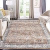 Washable Vintage Runner Rug – Low-Pile Non-Slip Floral Hallway Carpet for Kitchen, Entryway, Laundry - 2 of 4