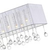 CWI Lighting Water Drop 17 Light Drum Shade Chandelier With Chrome Finish - 3 of 4