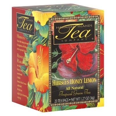 Hawaiian Islands Tea Company Hibiscus Honey Lemon Tea - 20ct : Target
