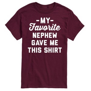 Men's - Instant Message - My Favorite Nephew Gave Me This Shirt Short Sleeve Graphic T-Shirt - 1 of 4