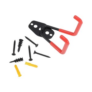 Unique Bargains Garage Storage Hooks with Screws Small Square Base Plate with Hook 4.4"x2.8"x2.6" 1 Pc - 1 of 4