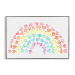 Stupell Industries Rainbow of Hearts, 16" x 24" - 1 of 4
