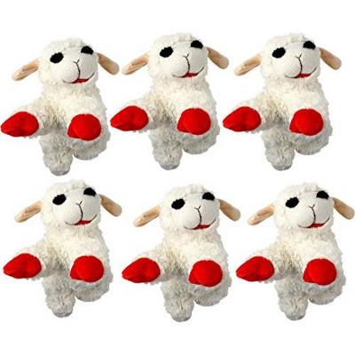 Multipet Lambchop Plush Dog Toy with Squeaker