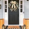 24 Inch Christmas Wreath - Outdoor Wreath, 8 Function Holiday Decoration, Festive Christmas Decor - 2 of 4