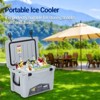 Heavy Duty Portable Ice Cooler - Insulated Camping Cooler with Cup Holder, Fish Ruler & Bottle Openers for Beach, Boat & Picnics - 2 of 4