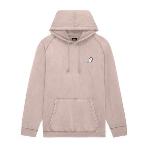Dalix Ghost Embroidery Washed Hoodie Sweatshirt Fleece Relaxed Fit Lounge Mens - 1 of 4