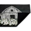 Stupell Industries Rustic Barn with White Roses Printed Outdoor Door Mat, design by Lettered and Lined, 18"x30" - 2 of 4