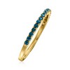 Pure Collection by Ross-Simons 0.30 ct. t.w. London Blue Topaz Ring in 14kt Yellow Gold - 2 of 4