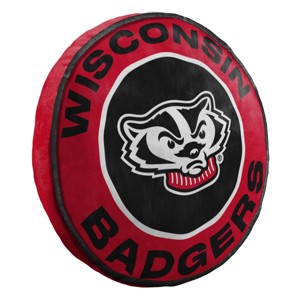 15" NCAA Wisconsin Badgers Cloud Pillow - 1 of 4