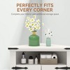Corner Storage Cabinet , Farmhouse Floor Standing Corner Cabinet with Adjustable Shelves, Storage Cabinet for Living Room, Bathroom, Kitchen - 4 of 4