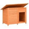 vidaXL Dog House Brown, Green Solid pine wood 47.2 x 30.3 x 33.9 in - 4 of 4