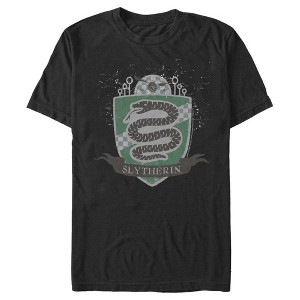 Men's Harry Potter Slytherin House Shield T-Shirt - 1 of 4