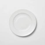 Porcelain Rimmed Appetizer Plate 6.5" White - Threshold™