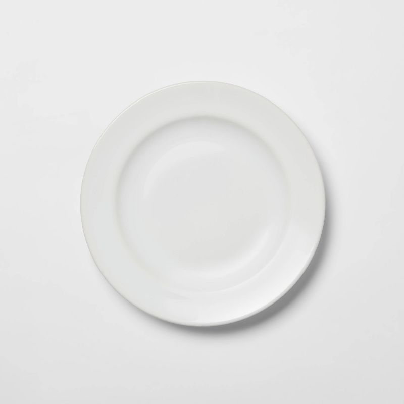 Porcelain Rimmed Appetizer Plate 6.5" White - Threshold&#8482;, 1 of 7