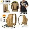 Generic Tactical Personal Defense EDC Bags | 10L Military Shoulder Backpack with Sling for Concealed Carry, Travel - 3 of 4