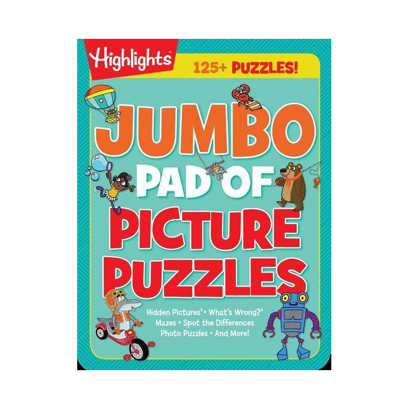 Jumbo Pad Of Picture Puzzles - By Various ( Paperback ), 1 of 2