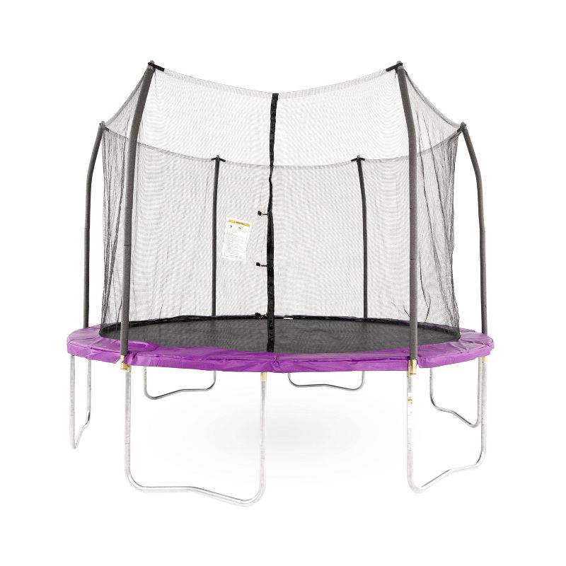 Skywalker Trampolines 12' Round Trampoline with Enclosure - Purple, 1 of 8