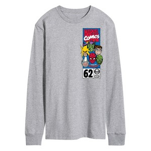 Men's Spider-Man Character Collage Long Sleeve Graphic T-Shirt