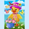 Spring Duckling Floral House Flag Butterflies Easter 28" x 40" Briarwood Lane - 3 of 4