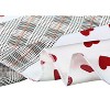Allegra K Women's Love Heart Silky Hair Scrunchies Square Scarves Neckerchief - 4 of 4