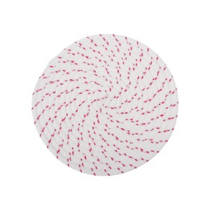 Unique Bargains Trivet Round Rope Woven Mat Cotton Non-woven Fabric 7.87"x7.87"x0.31" - 1 of 3