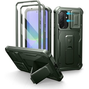 Dexnor for Samsung Galaxy A36-5G Case, [2 Front Frame] [Built-in Magnetic Slide Camera Cover & Kickstand] with Screen Protector - 1 of 3