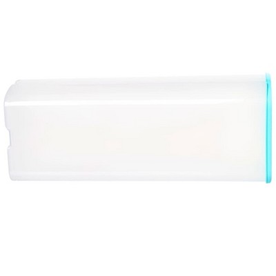 Clear Plastic Airtight Bread Storage Container with Blue Lid