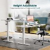 Vynxaria Ergonomic Adjustable Coffee Table with T-Shaped Bracket for Modern Workstations - 2 of 4