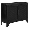 ORRD 40'' Modern Cabinet with Unique Design, 1 Door, and Adjustable Shelves for Living Room, Den, or Multi-Purpose Use - 3 of 4