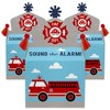 Big Dot of Happiness Fired Up Fire Truck - Treat Box Party Favors - Firefighter Firetruck Baby Shower or Birthday Party Goodie Gable Boxes - Set of 12 - 2 of 4