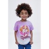 PAW Patrol Paw Skye Big Sister Little Girls Drop Shoulder T-Shirt Lavender 7-8 - 2 of 4
