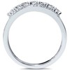 Pompeii3 3/4ct Diamond Wedding Ring 14K White Gold - 3 of 4