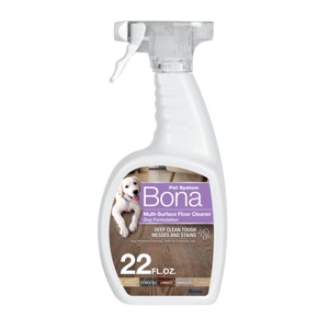 Bona Pet Oxygenated Multi-Surface Floor Cleaner and Dog Stain & Odor Remover - 22 fl oz - 1 of 4