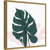 16" x 16" Shadow by Niya Christine Framed Canvas Wall Art Pink - Amanti Art - 2 of 4