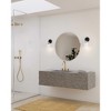 Progress Lighting Lexie One-Light Vanity Light, Steel, Matte Black, Opal Glass Shade - 2 of 3